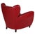Art Deco Italian Club Chair from Guglielmo Ulrich, 1940s For Sale - Image 4 of 11