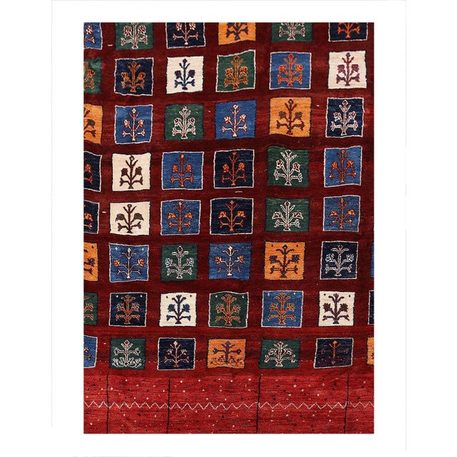 The word “Gabbeh” literally translates to “in the rough,” and it is an accurate description of this style of Persian rug....