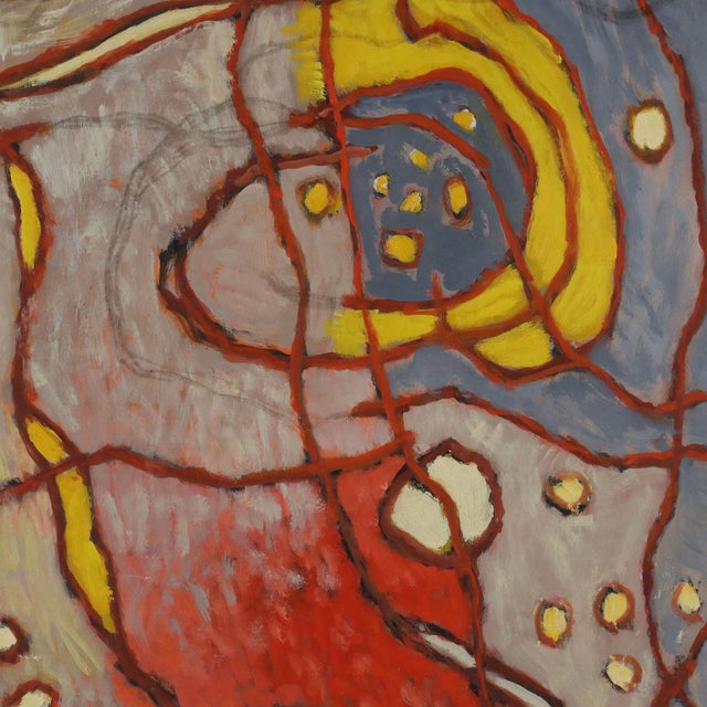 Orazi, Composition, Oil on Canvas For Sale - Image 4 of 11