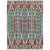 Swedish Leaf Patterned Rya Rug, 1950s For Sale - Image 4 of 4