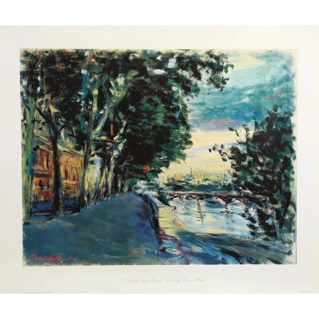 Le Pont Des Arts Au Quai De Louvre, Dimitrie Berea Poster For Sale