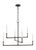 Chapman & Myers by Visual Comfort Studio Bayview Medium Chandelier, Black For Sale - Image 4 of 4
