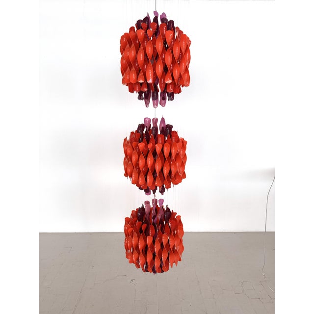 Vintage Spiral Lamp by Verner Panton for J.Lüber, 1969 For Sale - Image 4 of 13