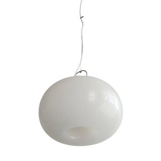 Italian Pendant Lamp with Hand-Blown Murano Glass from Mazzega, 1970s For Sale