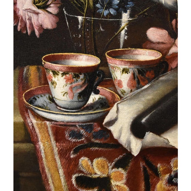 Giacomo Nani, Still Life, 1740, Oil on Canvas, Framed For Sale - Image 15 of 18