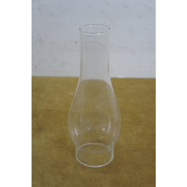 Late 20th Century Willian Fawecett Brass Pharmacy Apothecary Library Reading Hurricane Lamp 22" For Sale - Image 5 of 16