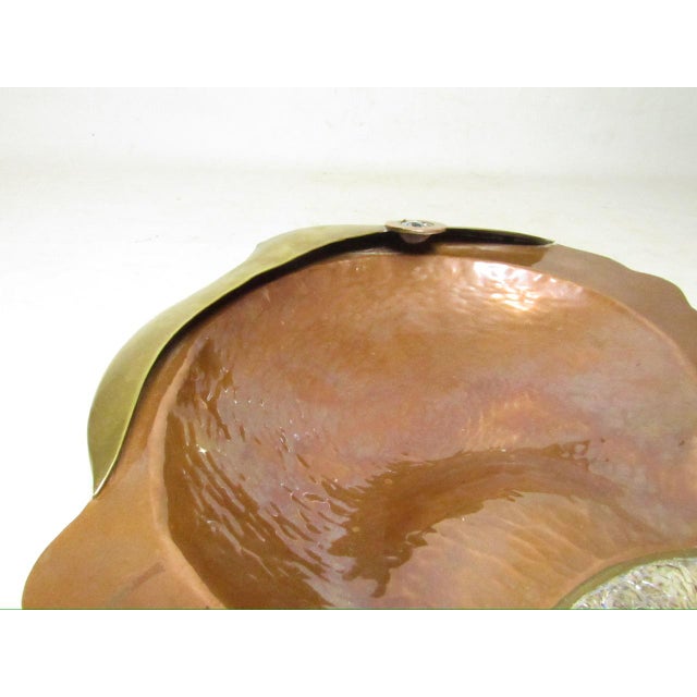 1960s Los Castillo Style Mexican Copper Fish Dish For Sale - Image 14 of 15