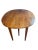 Mid-Century Modern Vintage John Widdicomb Mid-Century Modern Petite Drop-Leaf Dining Table, Seats 10, Four Leaves With Original Storage Box For Sale - Image 3 of 12
