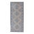 Turkish Oushak Gallery Rug in Muted Blue and Cream With Geometric Design 5'0 X 12'5 For Sale