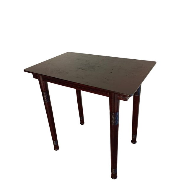 Bauhaus Desk Table by Jacob & Josef Kohn, Vienna Austria, 1920s For Sale - Image 3 of 14