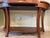 Wood Demilune Console Table For Sale - Image 4 of 4