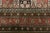 Persian Hand-Knotted Vintage Persian Rug in Red and Beige Brown Striped Floral Pattern For Sale - Image 3 of 6