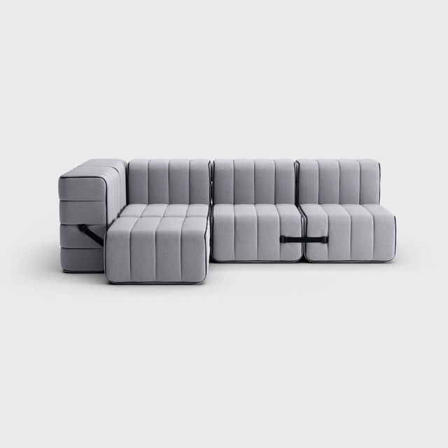 Not Yet Made - Made To Order Flexible Small Corner Sofa by Ambivalenz, Set of 9 For Sale - Image 5 of 5