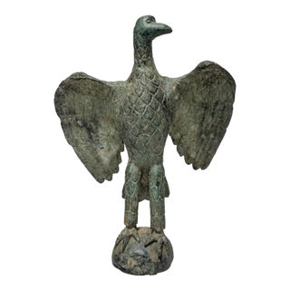 Roman Grand Tour Style Bronze Spread Winged Eagle Sculpture For Sale