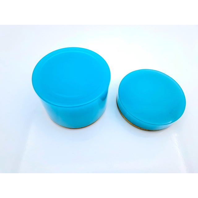 Murano Opaline Glass Jewelry Box, 1950s For Sale - Image 4 of 12