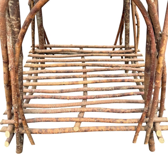 Adirondack Style Twig Table For Sale - Image 13 of 15