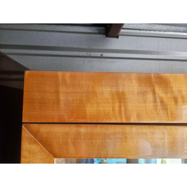 Wood Giorgio Collection Lighted China Cabinet, Italy For Sale - Image 7 of 7