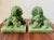 1950s Acrylic Jade Shishi Guardian Lions- a Pair For Sale - Image 13 of 13