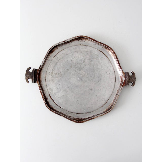 Vintage Guardian Service Aluminum Serving Tray For Sale - Image 6 of 11