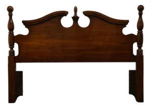 High End Solid Cherry Traditional Style Queen Size Pediment Headboard 828-957-410
