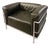 LC3 Armchair in Black Leather from Le Corbusier, 1970s For Sale