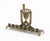 Collection of Three Judaica Brass Candelabra For Sale - Image 17 of 18
