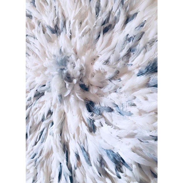 African Gray and White Juju Hat For Sale - Image 4 of 6