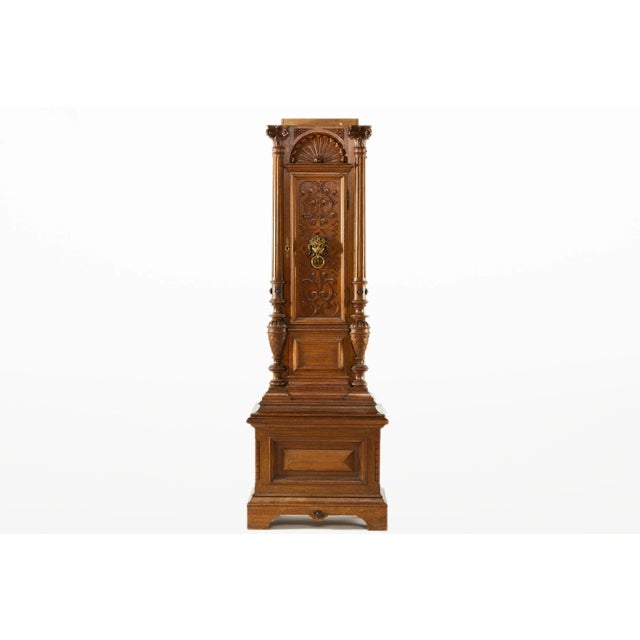 Wood 19th Century Johann Wien 90 Day Regulator Clock For Sale - Image 7 of 13