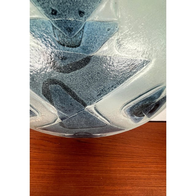 Mid-Century Large Danish Art Glass Bowl, 1960s For Sale - Image 11 of 18