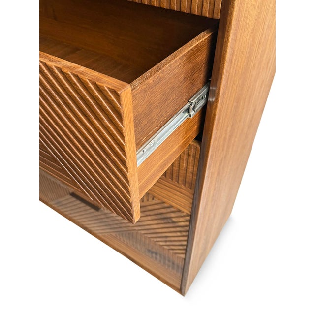 Wood Watson Deco Tall Dresser For Sale - Image 7 of 7