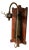 Mid-Century Wooden Coat Rack with Metal Hooks For Sale