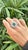 Modern Set in 18k Gold, 2.48 Carats, Natural Zambian Emerald & Rose Cut Diamonds Ring, Size 6.5 For Sale - Image 3 of 9