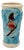 1980 Trader Dick's Casino Surfer Hula Girl Riding Wave Blue Ceramic Tiki Mug For Sale