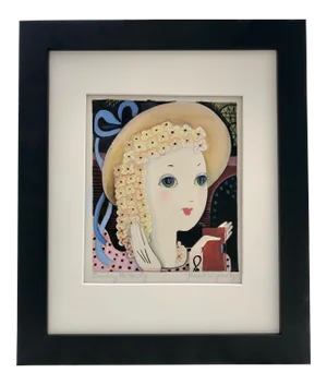 Portrait of a Girl "Sunday Morning" by Jeanette Young Watercolor and Gouache
