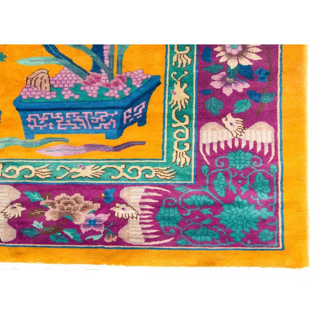 Extraordinary Early 20th Century Chinese Art Deco Rug For Sale - Image 13 of 15