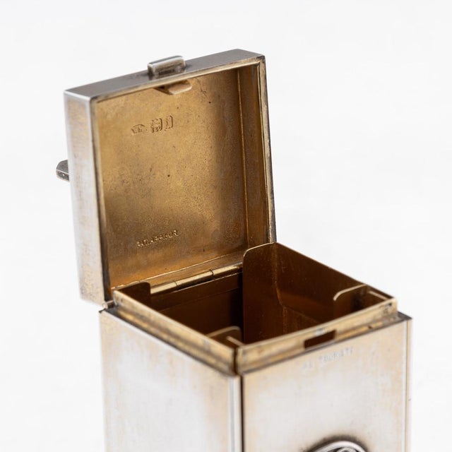 1900 - 1909 Royal Silver Desk Compendium by William Hurcomb, 1904 For Sale - Image 5 of 18