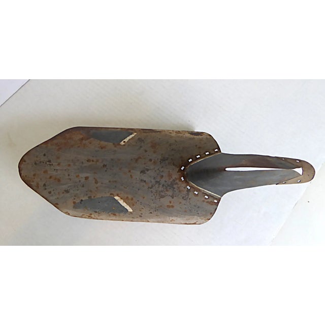 Shabby Chic Vintage Metal Mallard Duck Decoy Late 1950s For Sale - Image 3 of 11