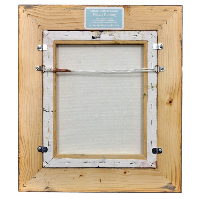 Blue Elin Sian Blake, Chemist Shop Bottle, Oil Painting, 21st Century For Sale - Image 8 of 18