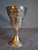 1950s Vintage Jerusalem Solid Silver Kiddush Cup - Hand-Chased Repoussé Grapes Fish Scales For Sale - Image 5 of 17