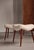1950s Scandinavian Modern Stools in Oakwood & Sheepskin, Denmark, 1950s, Set of 2 For Sale - Image 5 of 13