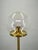 Space Age Bubble Glass and Brass Floor Lamp, Czechoslovakia, 1970s For Sale - Image 4 of 13