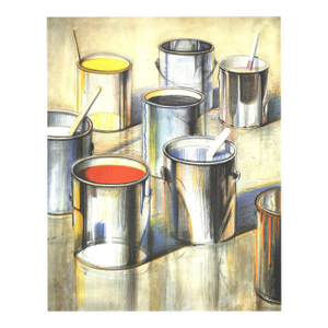 Wayne Thiebaud Paint Cans (no Text), 1990