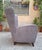 Bergère Armchair in Grey attributed to Paolo Buffa, 1940s For Sale - Image 6 of 6