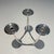 Design/One silver metal candlestick For Sale - Image 11 of 11