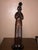 Mid-Century Modern Hand-Carved Wood & Metal Jazz Trumpeter Sculpture – 16.5" For Sale - Image 4 of 8