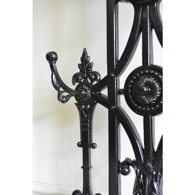 Victorian Cast Iron Hall Stand, 1870 For Sale - Image 15 of 18