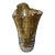 Iridescent Art Glass Gold Tan Handkerchief Vase For Sale