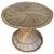 20th Century Spanish Turned Round Bamboo Coffee Table with Glass Top For Sale - Image 15 of 18