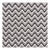 Sample - Schumacher Bargello Wave Fabric in Graphite For Sale