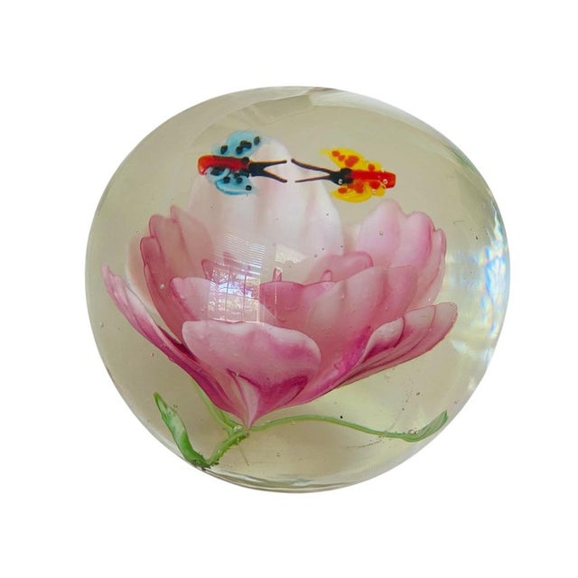 Figurative Hand Blown Art Glass Paperweight For Sale - Image 3 of 5